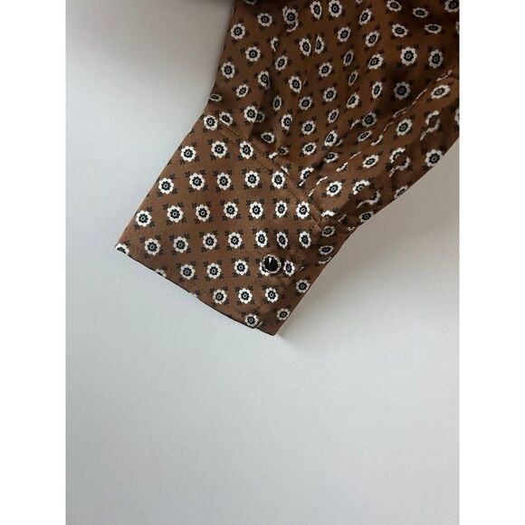 Loose Fitted Sanctuary Vintage Inspired Brown Blouse- size 1X - Picture 5 of 5